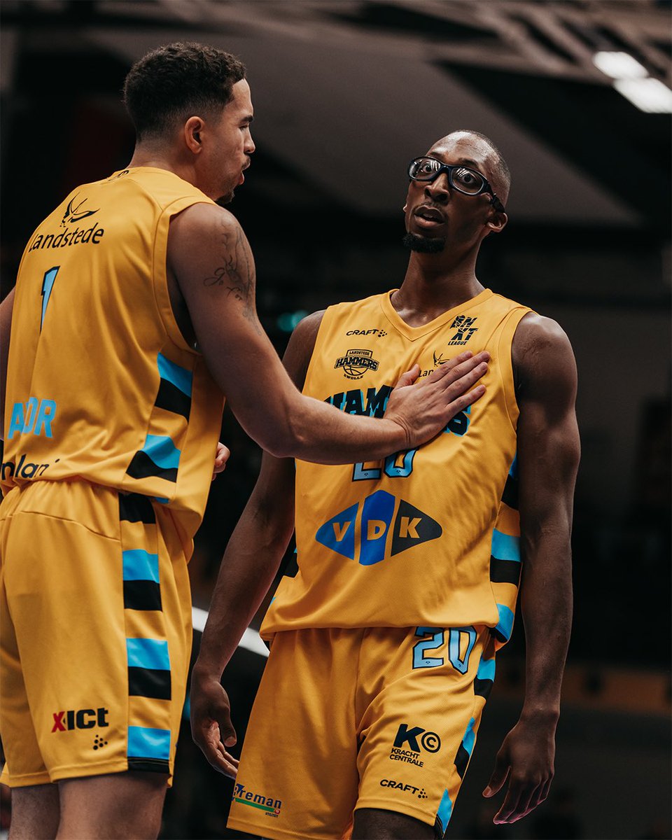 BnxtLeague's tweet photo. Windrose Giants Antwerp needed overtime to get past Landstede Hammers in Zwolle, securing a hard-fought 76-83 victory. 🔥

After a back-and-forth battle that saw the Hammers force OT with a huge three from Nelson Haskin, Antwerp found another gear when it mattered most. 🏆 https://t.co/aZXVo22c7V