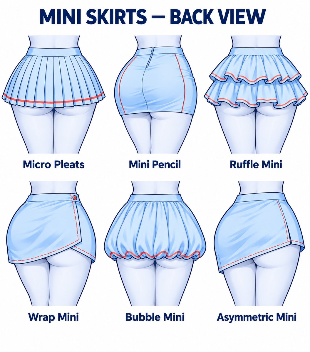 sodaguyx's tweet photo. Mini skirts from the back https://t.co/421JbvrRDT