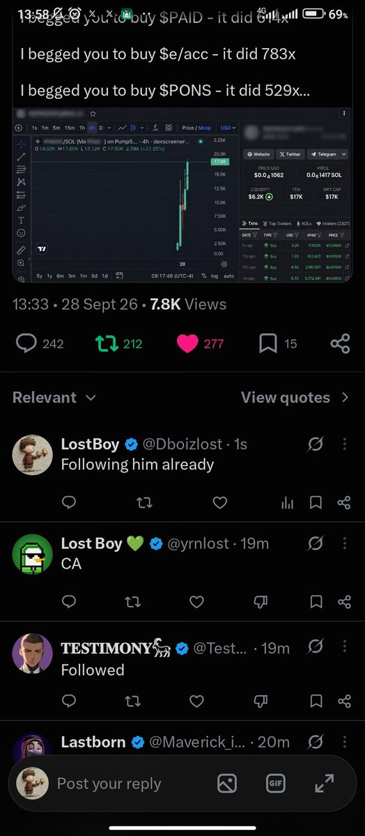 Dboizlost's tweet photo. @cryptohako 9AoG3Mg8xxZAX3Bk7X297CQefMedzBHW4yYmLPQaUQk5 https://t.co/FiWDdjFNlk