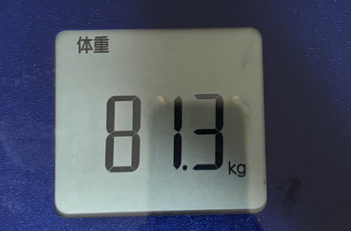 CHIYOGURUI's tweet photo. 前週比　+0.1kg
俺は…弱いっ…！
割と真面目にシルバーウィーク頑張ったんだけどなぁ https://t.co/esu6jNZaxF