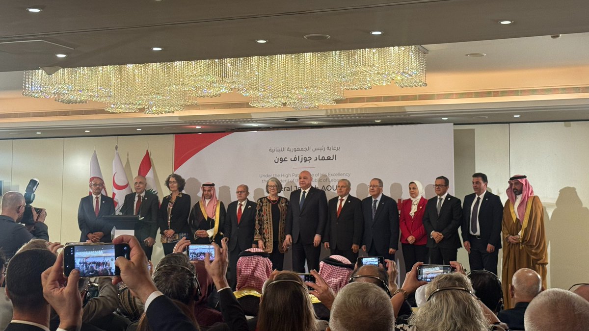 MYasayan's tweet photo. Honoured to join the 12th MENA Regional Conference in Beirut. Proud to stand with our Red Cross and Red Crescent family in dialogue, partnership and shared humanitarian purpose.

Standing in solidarity, moving forward with purpose.🤝🌍 https://t.co/fFftTdjBqh