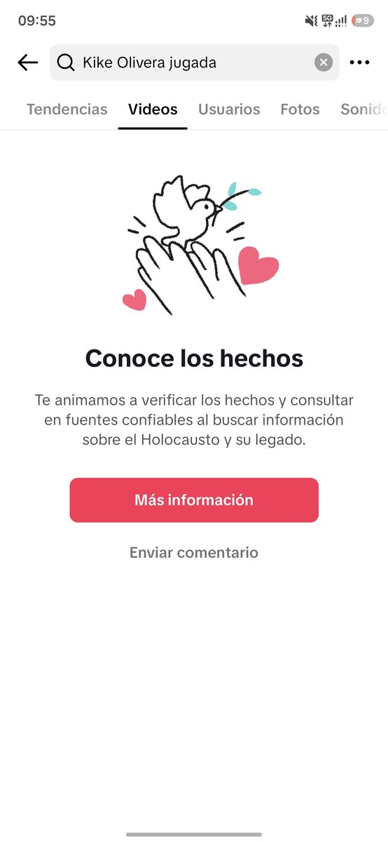 Nahuerdz's tweet photo. Si pones Kike Olivera en tik tok te manda a leer sobre el holocausto, no tengo palabras realmente https://t.co/vhChNTQFtD