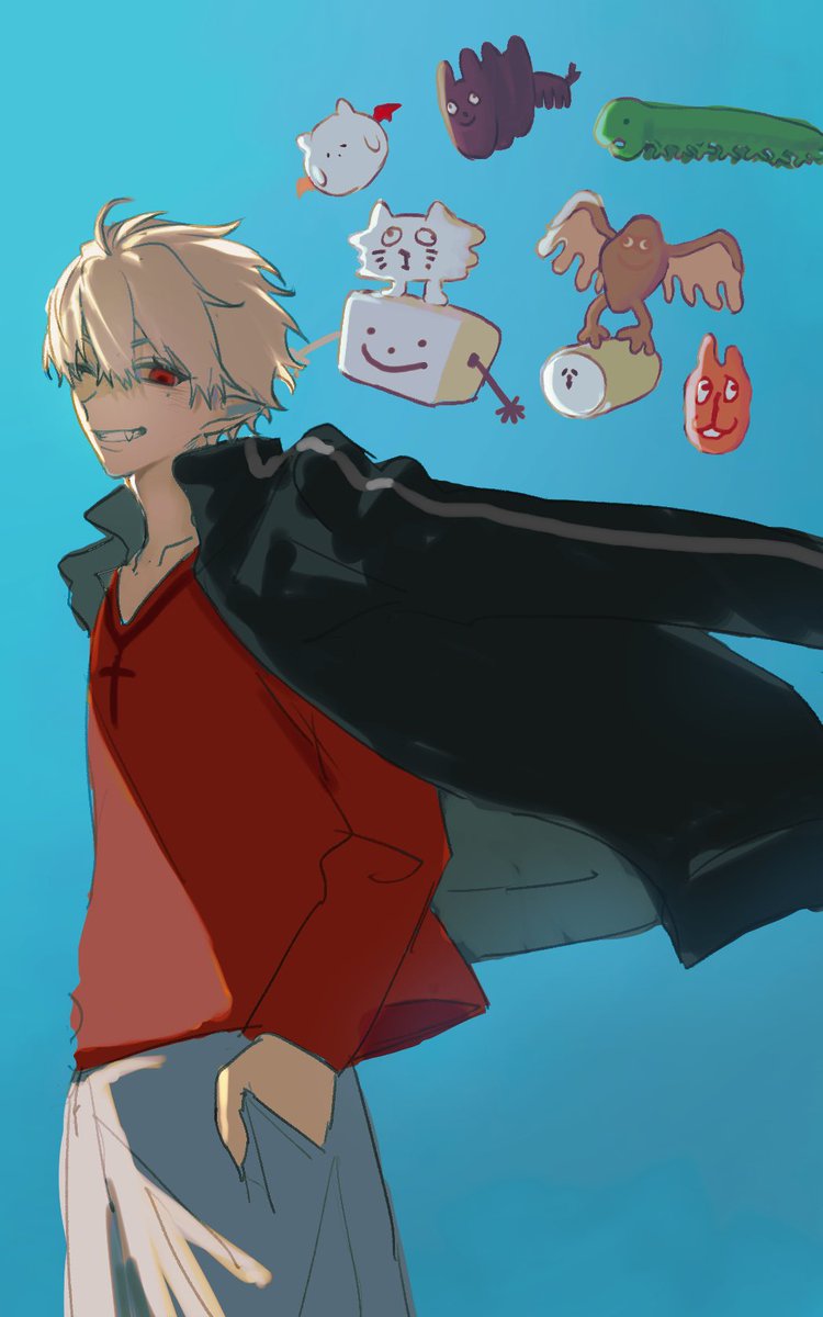 aoeoc5hyh358324's tweet photo. #くずはの日2026 #KuzuArt
愉快な魔物たち https://t.co/bt2oteAoAX