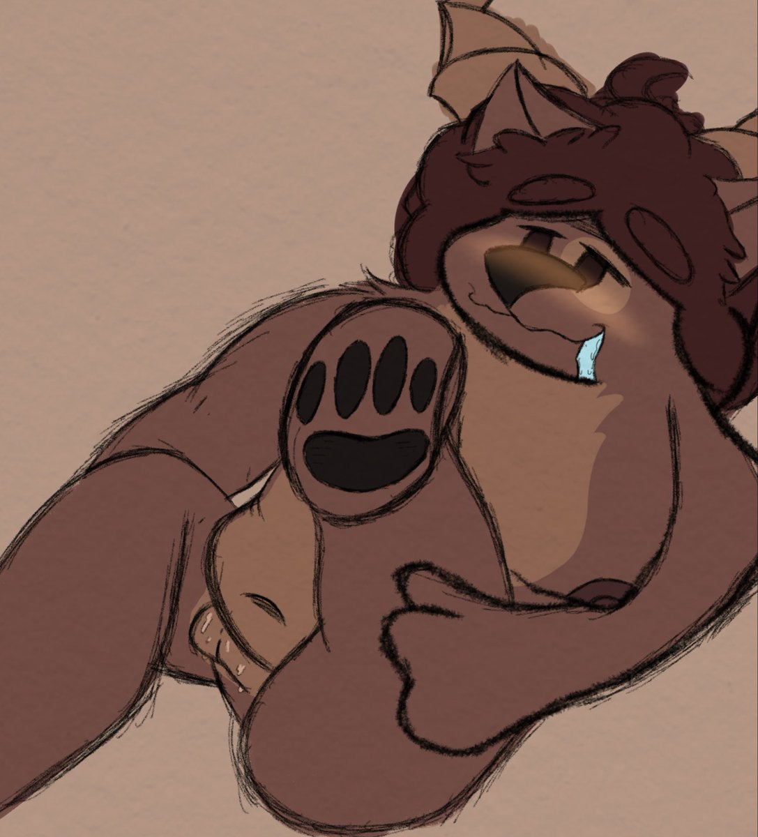 MistaJayden's tweet photo. CW: Nudity, NSFW
A lil bit of self indulging~ Nothing too crazy, just Jayden showing off a lil bit of the goods! 🧡
#furryart #digitalart #ocart https://t.co/bZr4ODfwee