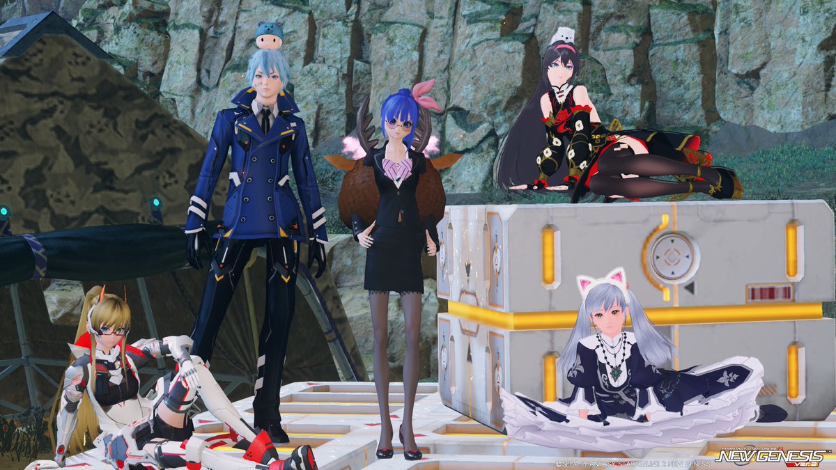 hosino_melissa's tweet photo. #星野メリッサの思い出のアルバム #PSO2NGS_SS #PSO2_SS
今回のPSO2は、ももんが先生で!w
最初のSSは、何かを思案している、ももんが先生!w
そして、エッジさん、いかりさん、葵さん、もふーりさんといっしょに
緊急クエストと、期間限定クエストをプレイしてきました!w
期間限定クエストの新ルートは初見でした!w
クリア後に記念撮影も!w
SSの1枚目は、アイルさんのクリスぺにある
ねたいりずむさん作のヴィネットを背景にして
記念撮影してきました!w
いつもありがとうございます!w
アイルさんの男援隊テーマのクリスぺは
ship 07 の 752428 298117 です!w