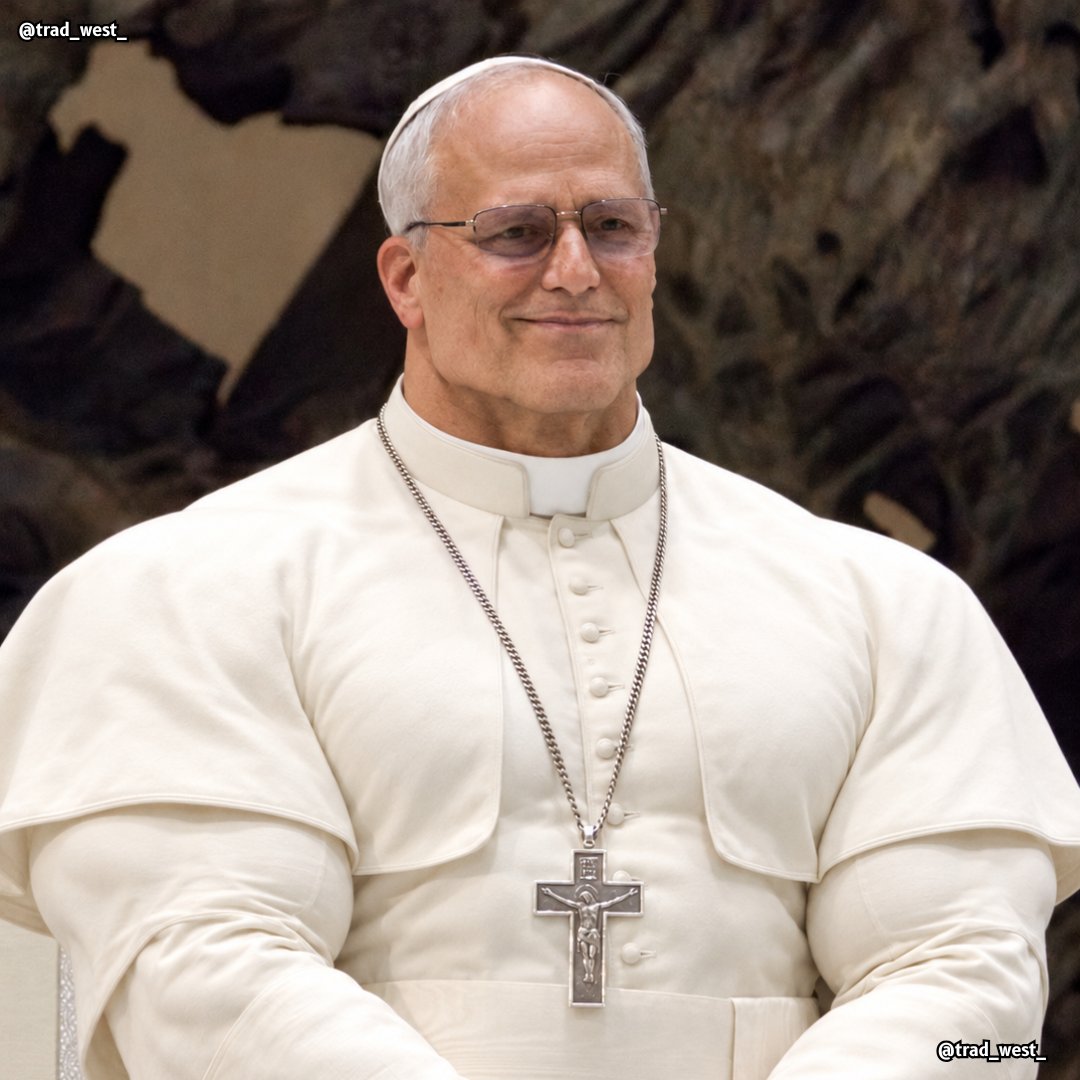 trad_west_'s tweet photo. >Pope just denounced naive pacifism
>True peace comes through strength and ways to fight against injustice and evil that endanger peace.

Papal truth nuke.

Tolerance of evil is not a christian virtue. https://t.co/l4BVfpAYvG