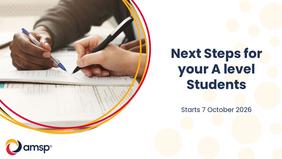 Advanced_Maths's tweet photo. "I now have increased confidence in how I can support students in preparing for these challenging questions."

Next Steps for your A level Students helps teachers develop confidence supporting students.

📅 Starts 7 Oct

https://t.co/92Lj27O69I

#MathsTeachers https://t.co/sA2Z6dGThT
