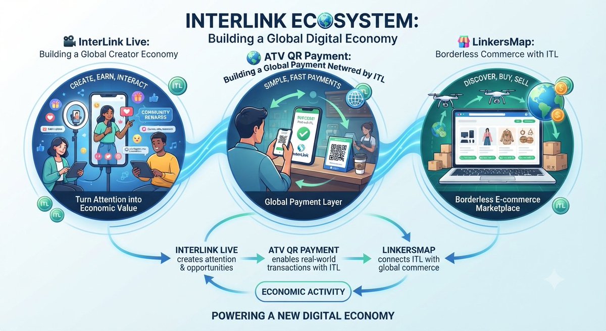 NaniObrai's tweet photo. Features: Community rewards, live streaming tools, and user engagement mechanics that transform creator audience attention into tangible economic value.  

#InterLink #ITL #ITLG

@kv_interlink @itl_fdn @reina_itl https://t.co/ixaxP3pp6U