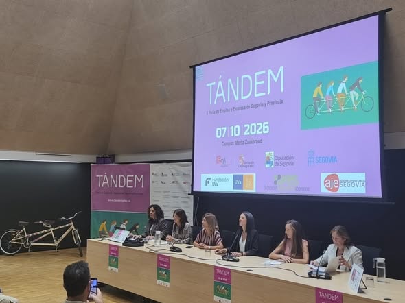 SegoviActiva's tweet photo. 💼 La Feria de Empleo y Emprendimiento Tándem cumple diez años. 

🚀 Organizada por la Asociación de Jóvenes Empresarios de Segovia (AJE), se celebrará el próximo 7 de octubre y contará con la colaboración del Ayto de Segovia  junto a otras instituciones y entidades

@segovia_es https://t.co/xvrpLaqWQL