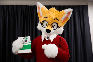 YapsFox's tweet photo. The first OC was a fox - and still a fox~! *but now with a Puffy Hug Degree*~🦊👓 https://t.co/0jf9im2cPR