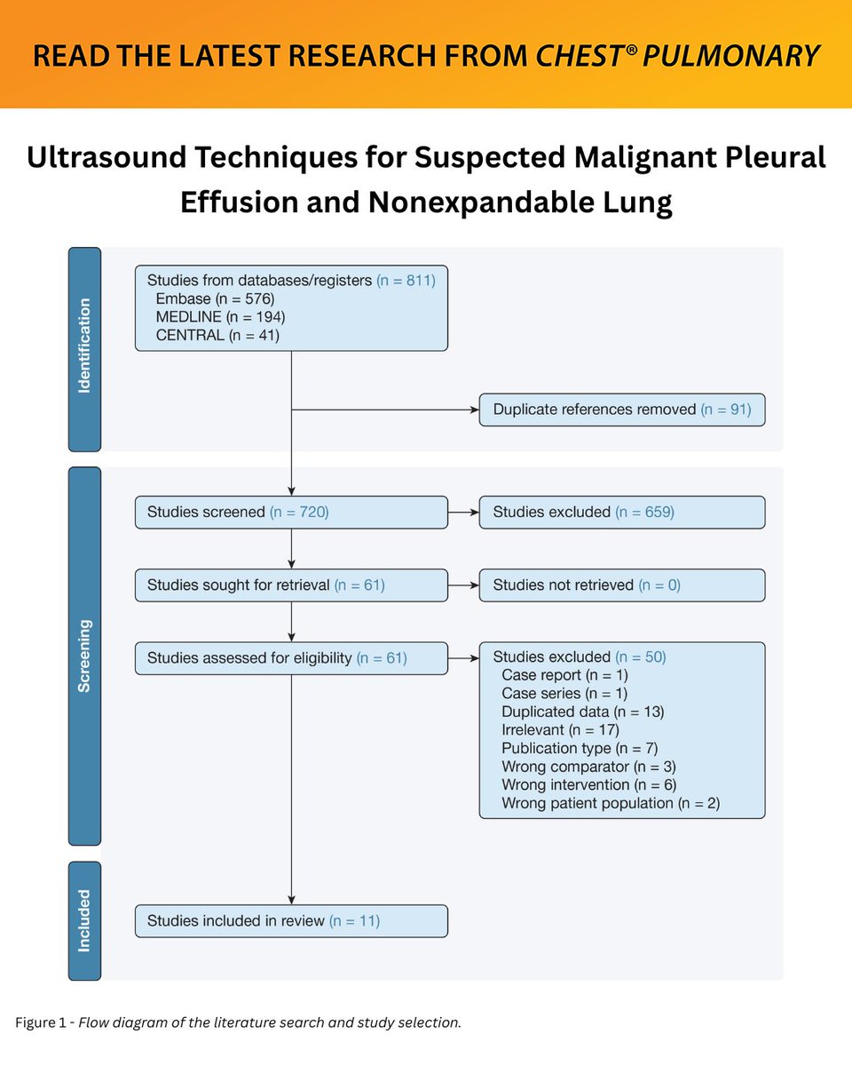 journal_CHEST's tweet photo. A #Journal_CHESTPulm review explores the potential of various ultrasound techniques as a noninvasive tool for the workup of suspected malignant pleural effusion.
Read the article in the September issue: https://t.co/eBXJqBXFHV
#MedEd #JournalCHEST https://t.co/TB1Lm0gtNu