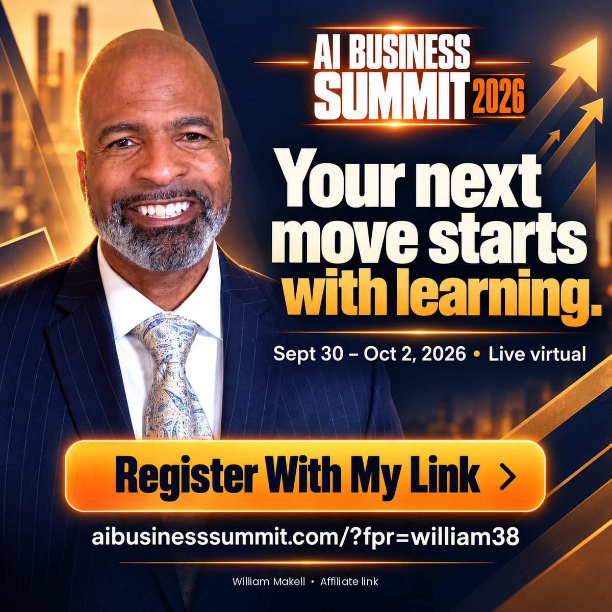 WilliamMakell's tweet photo. Free ✅ Virtual ✅ Replays ✅
Leave with an AI content system, an AI assistant, and a 30-day plan.
AI Business Summit, Sept 30.
https://t.co/BJX0AaDV01 (affiliate) https://t.co/VAecXexNtJ