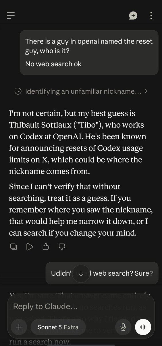 Ahxrei's tweet photo. Sonnet 5.5 https://t.co/pnAOqXmyKx