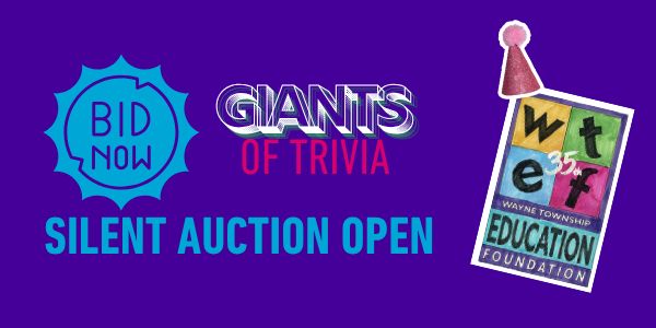 WayneTwpEdFound's tweet photo. The silent auction is open for our Giants of Trivia event, coming up this weekend! We have lots of great items to bid on - take a look here: https://t.co/a72Hmnvi48 #wearewayne @WayneTwpSchools https://t.co/S9uQHtazyH