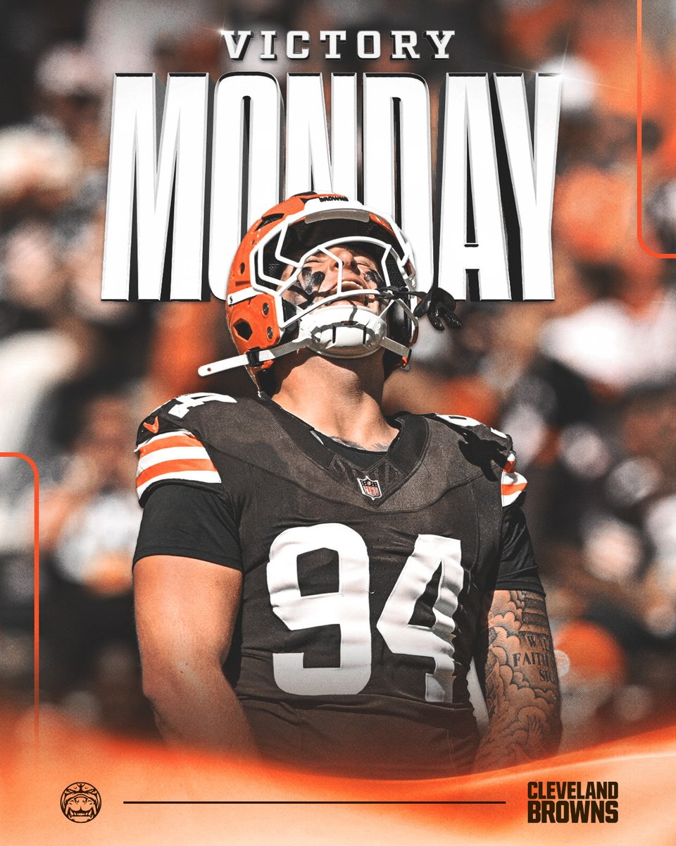 Browns's tweet photo. Cleveland how we feelin' 🤩 https://t.co/6WJAdu3goA
