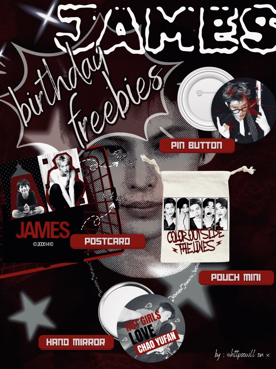 httpsowll's tweet photo. ᯓᡣ𐭩 #JAMES’s birthday Freebies
by ; @httpsowll 

✰ rt & like are appreciated 
✰ for coerina only
✰ person = 1 set, no rf
✰ claim by 🍊10.10 at 21.00 wib
✰ dont’ forget to write ur @ on notes!
✰ kindly tag me if you get one 🖤

🔗 ; link co TBA
📌 ; limited qty

goodluck ദ്ദി(ᵔᗜᵔ)