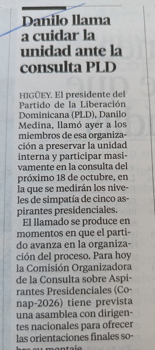 LucianoChanito's tweet photo. Su hipocresía y tosudez provocó la salida del PLD abra El Camino a su vuelta y dejé de imponer candidatos https://t.co/Jelh66tqTM