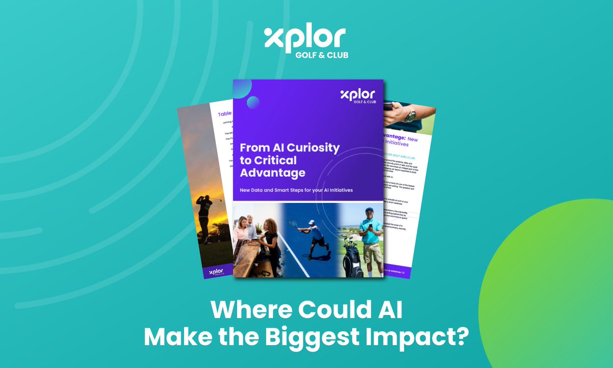 foreUP's tweet photo. The challenge facing many golf course operators isn’t a lack of data, it’s having the time to act on it. 

“The real opportunity with AI isn’t flashy features. It’s solving real operational pain points.” - Stacy Zak, VP of Product Management 

AI can help eliminate repetitive administrative tasks, streamline communication, and uncover opportunities to better engage guests. Imagine automatically delivering the right offer to the right golfer at the right time, without adding more work to your team’s plate.  

Learn how AI is helping golf courses become more efficient, personalized, and profitable. Download our AI e-book today: https://t.co/45OyF76h7x