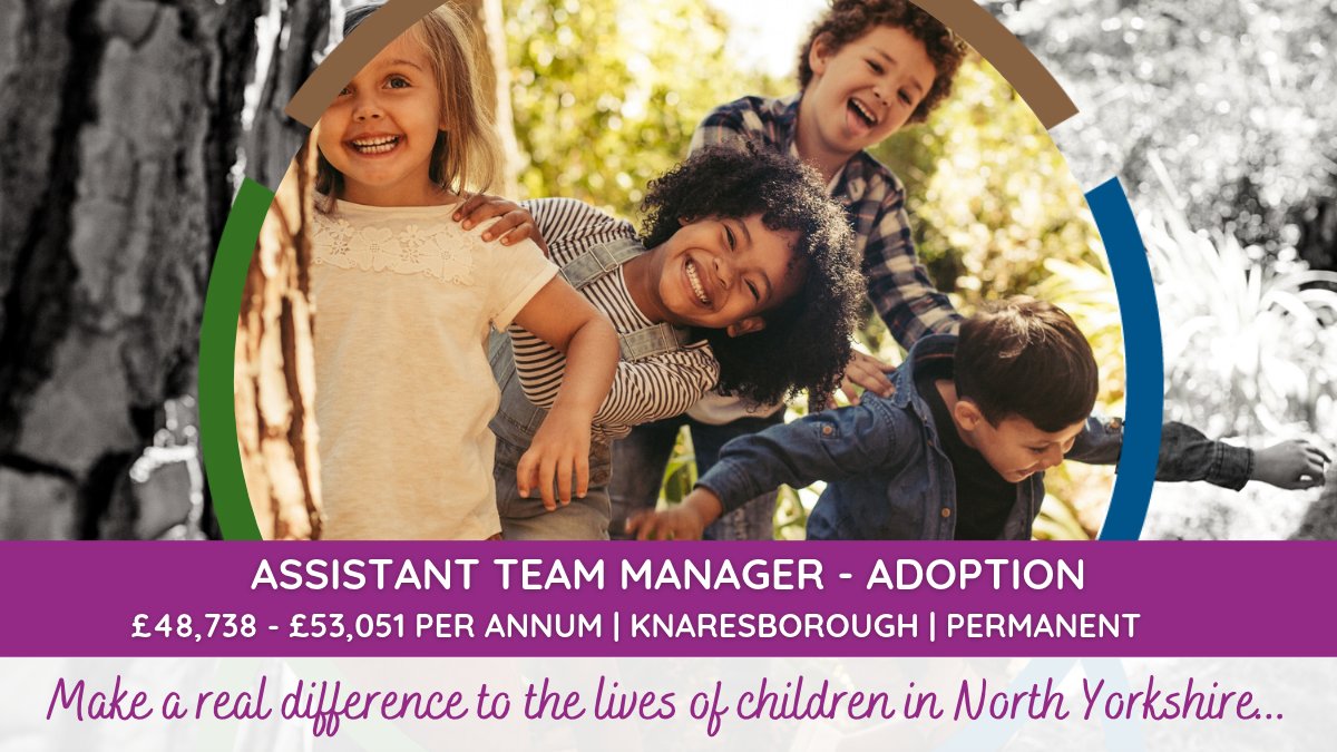 NycjobsUk's tweet photo. π¨βπ©βπ§βπ¦ Ready to take the next step in adoption leadership and help shape positive futures for children and families?
Apply now! https://t.co/4n3mciPeeQ
#NorthYorkshireJobs #AssistantTeamManager #AdoptionJobs #SocialWorkJobs #LeadershipJobs #ChildrenServices https://t.co/u1sqlba1Mm