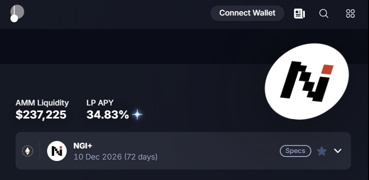 pendle_fi's tweet photo. Private infrastructure has long been one of the steadier places to earn yield and one of the hardest to get into, with six-figure minimums and redemption windows that run for months.

Tokenization brings these funds on-chain, not only democratizing access, but also offering enhanced yield to its holders.

NGI+ LPs on Pendle are earning 34.8% APY on Partners Group's Next Generation Infra fund whose NAV grows at an annualized ~11.7%.