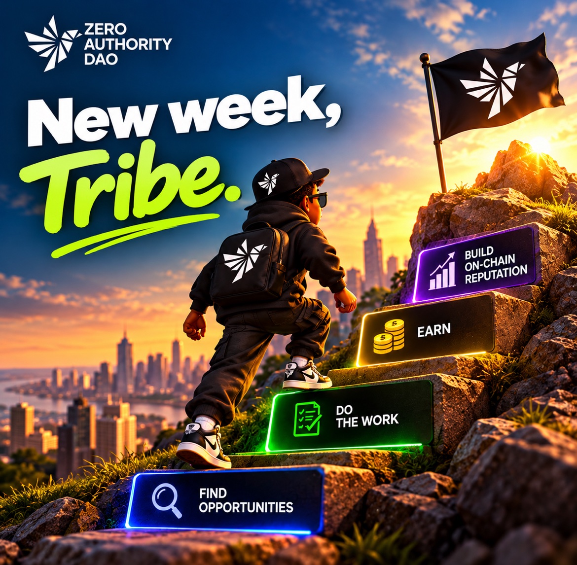 zeroauthdao's tweet photo. GM Tribe 🏹

In Web3, your best introduction might be what you have already built or contributed.

That is why Zero Authority DAO is making contribution count, find opportunities, do the work, earn and build your on-chain reputation.

Don’t just tell people what you can do, show them.