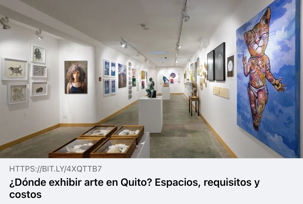 FLACSOec's tweet photo. 🎨📰 Diario La Hora incluye a Arte Actual FLACSO entre los espacios de Quito donde artistas pueden presentar sus propuestas y conocer opciones para exhibir su trabajo.

Conoce más sobre los espacios, requisitos y modalidades para postular:   https://t.co/ZNBZ61M0mw https://t.co/cPKXPwJDIZ