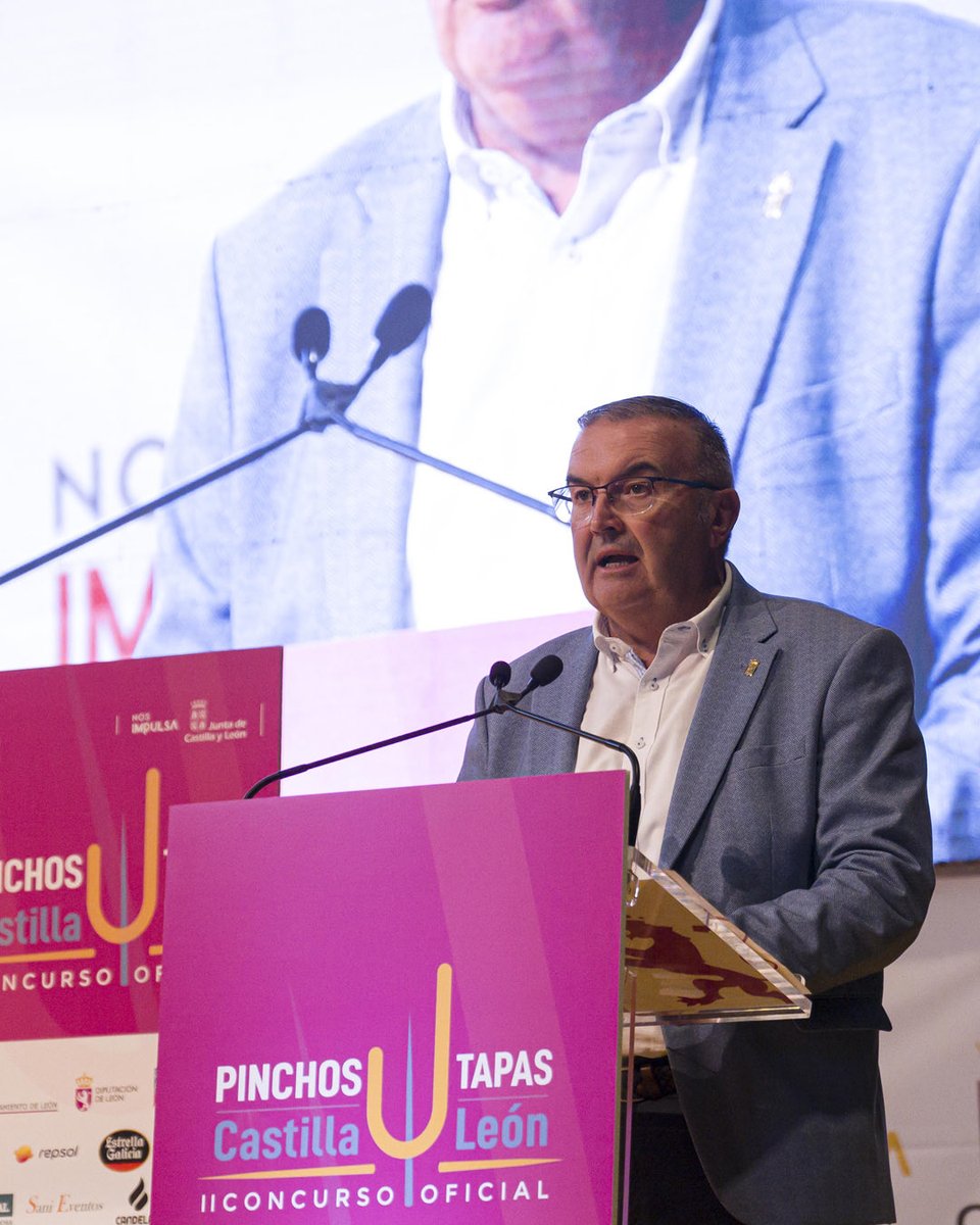 CPinchosCyL's tweet photo. 🍢✨ ¡Arranca el II Concurso de Pinchos y Tapas de Castilla y León!

📍 León reúne a los finalistas de las nueve provincias en una cita promovida por HOSTURCYL y patrocinada principalmente por la Junta de Castilla y León.
@CyLEsVida https://t.co/mBv8uEAA2Y