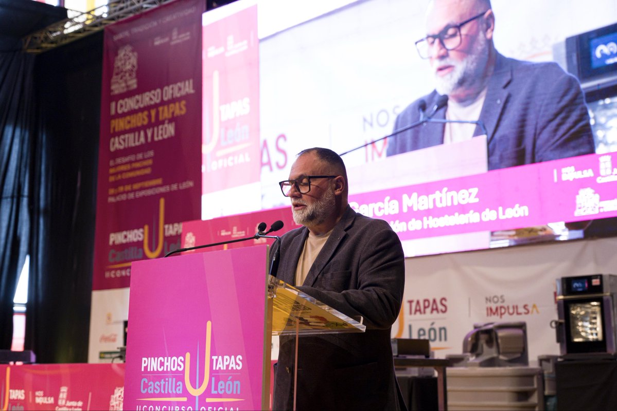 CPinchosCyL's tweet photo. La inauguración ha reunido a representantes de las instituciones y del sector hostelero y turístico de Castilla y León.

🔥 A las 16:30 h, ¡comienza la competición!

Producto local, talento hostelero y turismo gastronómico se dan cita en León.

¡Que empiece el concurso! 👏 https://t.co/WYLUxE7bIY