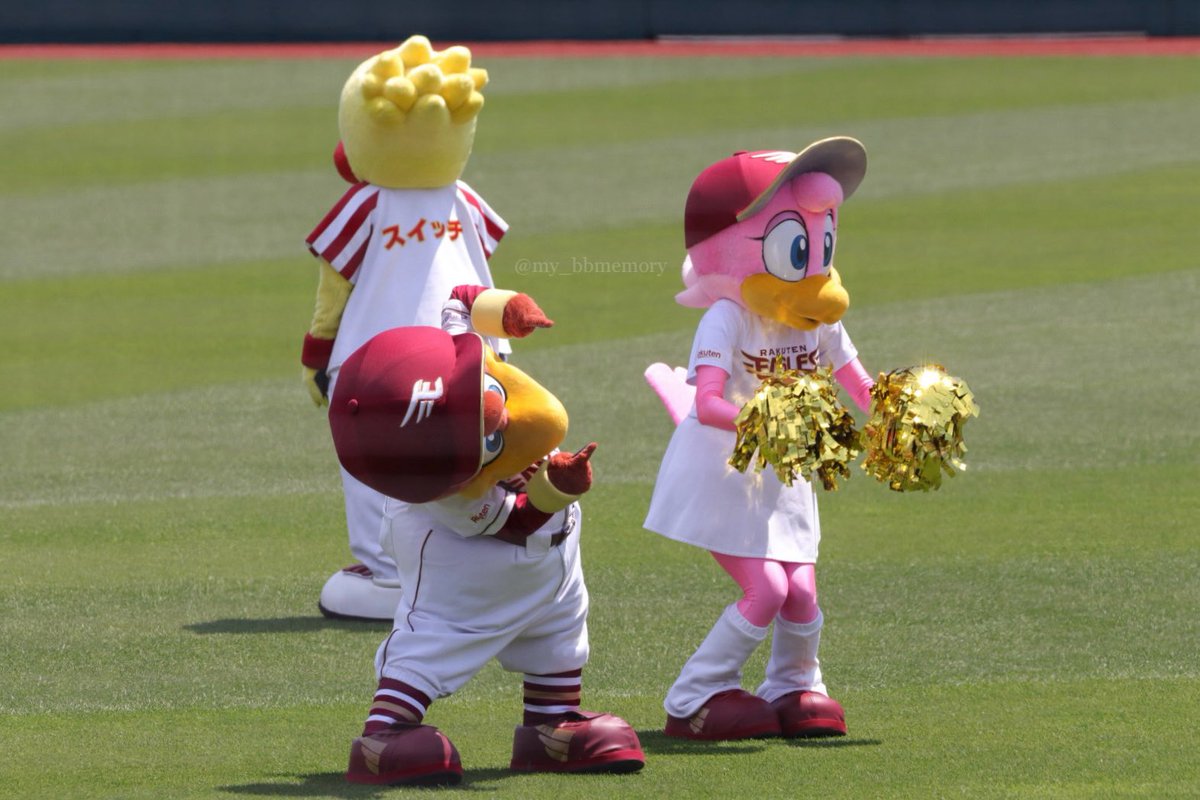my_bbmemory's tweet photo. ぴーちゃんたち、お仕事がんばっててえらい
#RakutenEagles https://t.co/AUcY30E6Ux