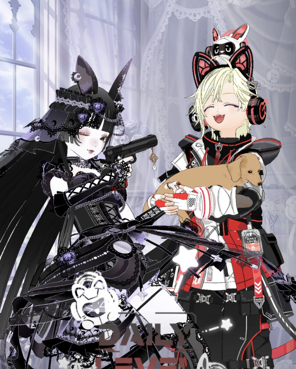 IO_ReseT's tweet photo. くぅ。さんいつもありがとね( ˙꒳​˙  )♡
めっちゃ喜んで撃たれてる♡
男服出たの激アツ！くぅ。さん引き強くて( ˙꒳​˙  )♡
この前のいいやつ引いてもらったガチャのやつも届いてたぉ。
尻尾と羽と角！かっこよ♡感謝☆★ https://t.co/OvSuiaK2eM