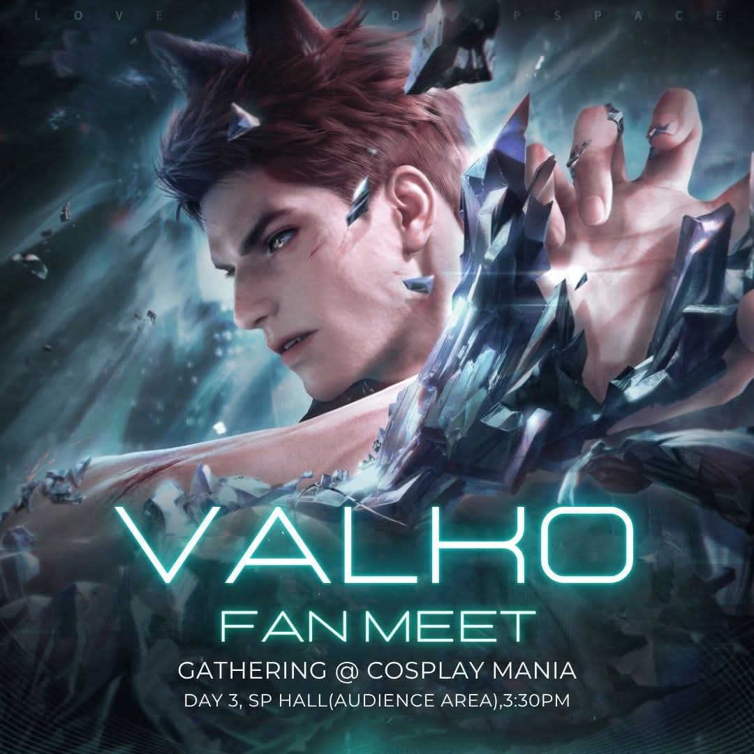 ValkoWolfPackPH's tweet photo. 🐺💚🇵🇭 PH MEETUP ALERT! 🇵🇭💚🐺

A local cosplayer is calling all Valko supporters to join them in a gathering this October 4, 2026 at Cosplay Mania!

Valko's Wolf Pack PH supports this initiative, and we'll hand out limited freebies on the day. 💚

See you there! AWOOO!!! https://t.co/c9hdyakClz