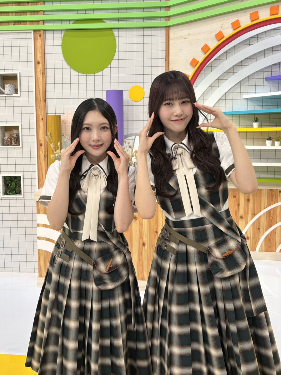 4ch_KRY's tweet photo. あす午後5時20分頃
#krynewsevery. 「らいふ」に
#櫻坂46  山口県出身 #谷口愛季 さんと
広島県出身 #向井純葉 さんが出演！♡⌇

山口県出身 谷口愛季さんは 10/14 発売の
16枚目シングルで 初の表題曲センター💘
#青葉坂46オーディション についても
お話していただきました！🌱
ぜひご覧ください🪽 https://t.co/j71Oqixmcz