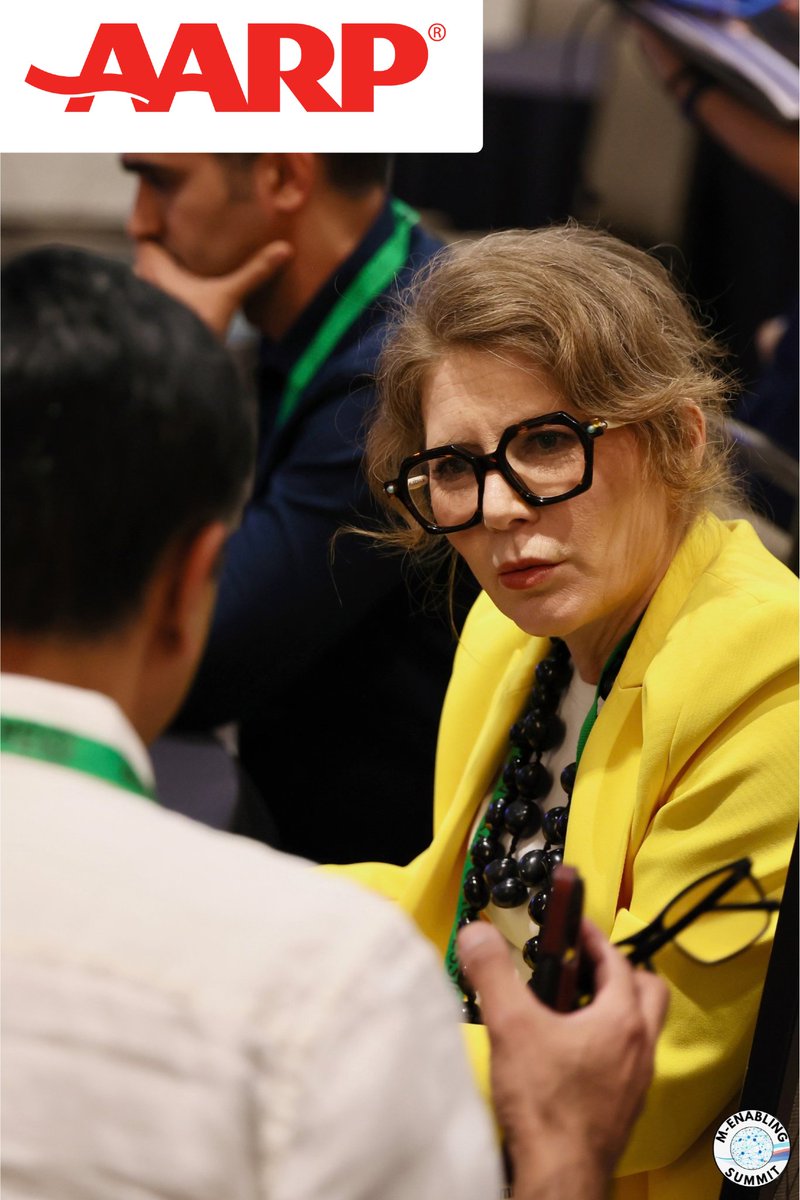 mEnablingSummit's tweet photo. Accessibility needs to account for diverse experiences with technology, products, and services.

@AARP brings an important perspective to this conversation, advancing universal design and supporting approaches that consider accessibility.

Register: https://t.co/VgSRNDVbUU
#a11y https://t.co/D6s0IknI4w