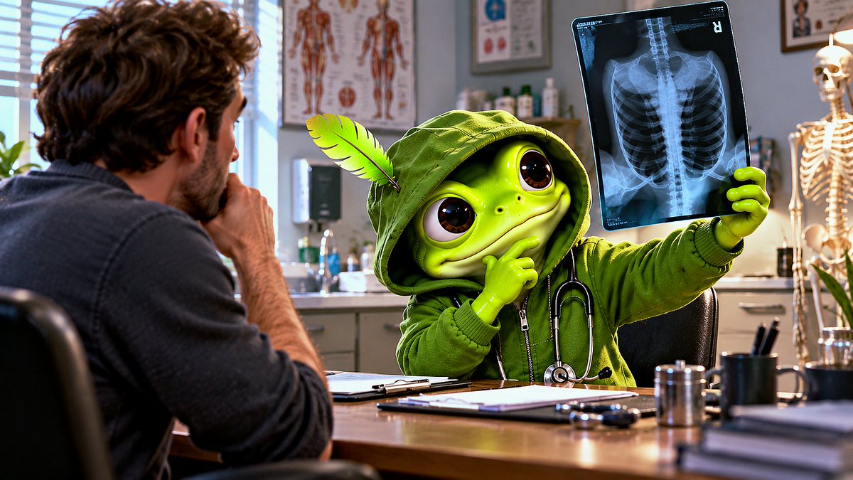 Frog_In_Hood's tweet photo. Yeah bro, just as I thought.
That’s a spine.

$FIH 🐸🪶 https://t.co/UnQhWokllC