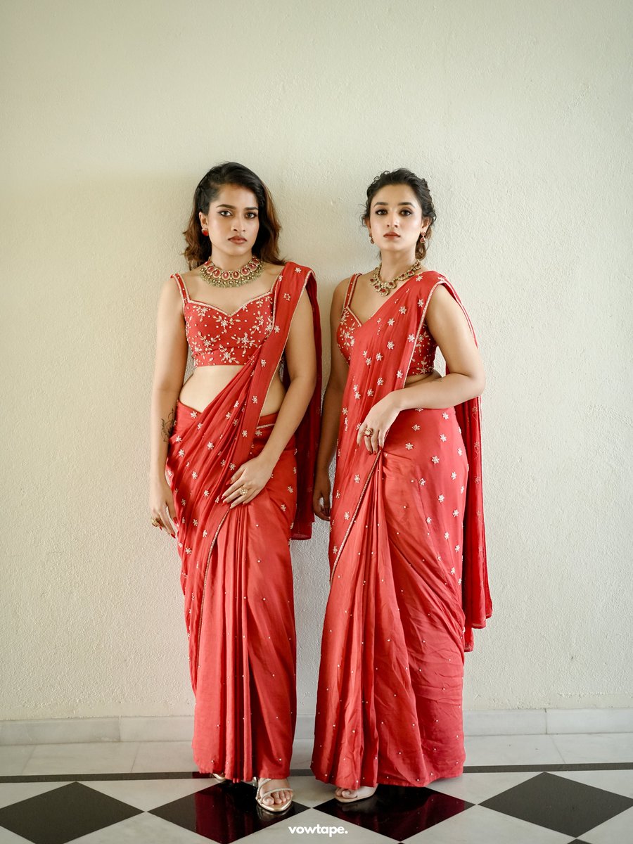 teamadhilanoora's tweet photo. They didn’t just wear red. They brought their own kind of fire. 🔥 Two women, two stories, one beautiful kind of love.

#adhilanoora #loveislove https://t.co/p5ZUwYN93y