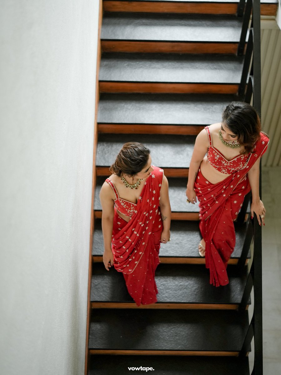 teamadhilanoora's tweet photo. They didn’t just wear red. They brought their own kind of fire. 🔥 Two women, two stories, one beautiful kind of love.

#adhilanoora #loveislove https://t.co/p5ZUwYN93y