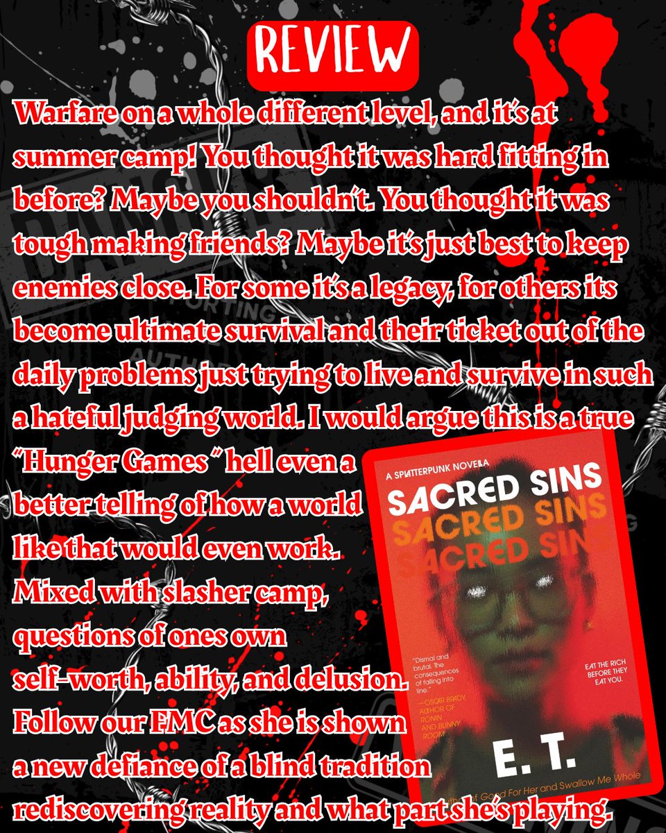 GoreWilliamsBoo's tweet photo. The real "Hunger Games"
#indie #book #horror #spooky #horrorbook https://t.co/vooEXCFty9
