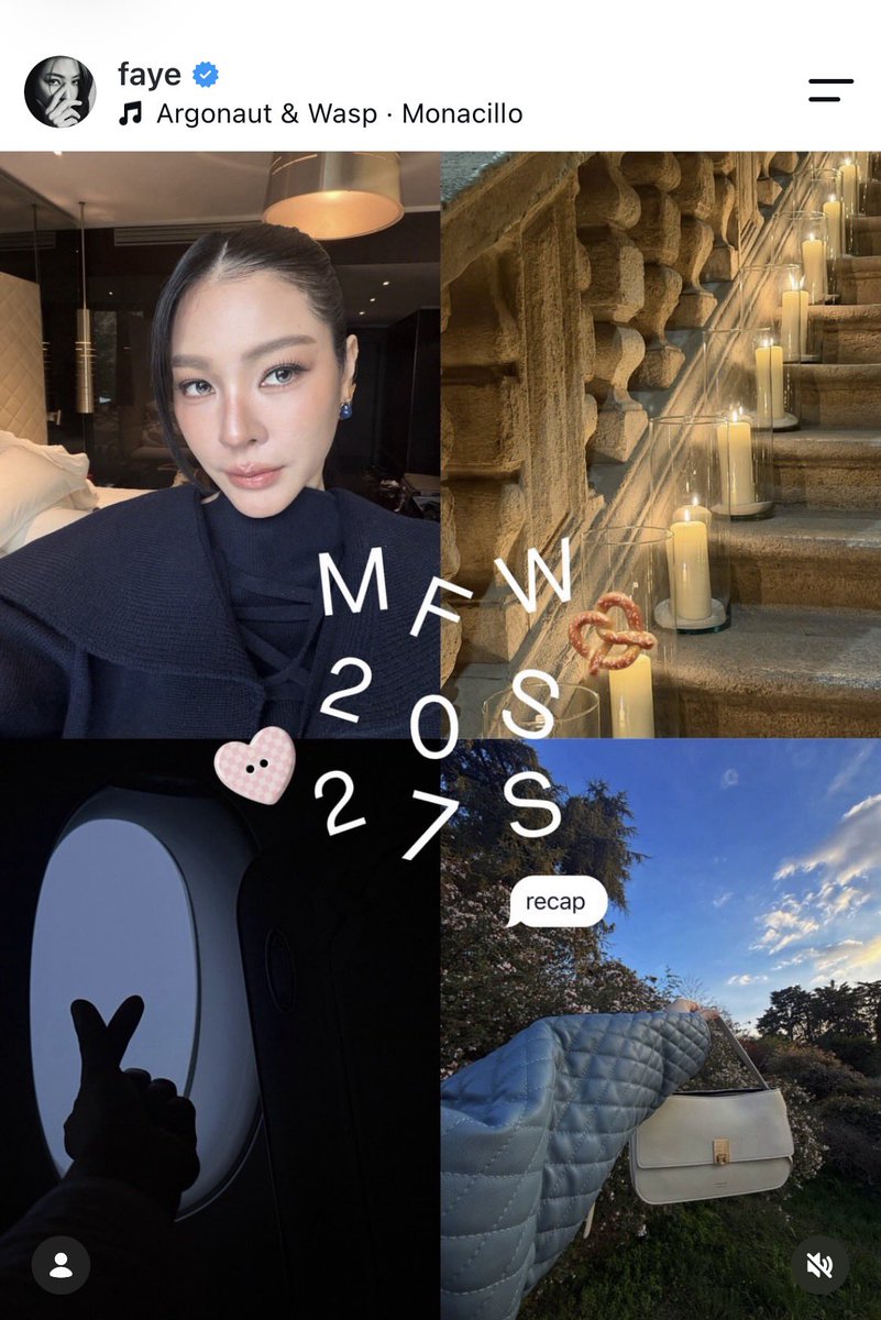 FayeAtom_TH's tweet photo. P’Faye IG Update ✨

❤️ LIKE 💬 COMMENT 📤 SHARE 
🔃 REPOST 💾 BOOKMARK 

🔗 : https://t.co/xacSSH8PzF

#FerragamoXFaye
#FerragamoSS27
#Ferragamo
#FayePeraya 
#MilanFashionWeek https://t.co/eiKXwCfDBa