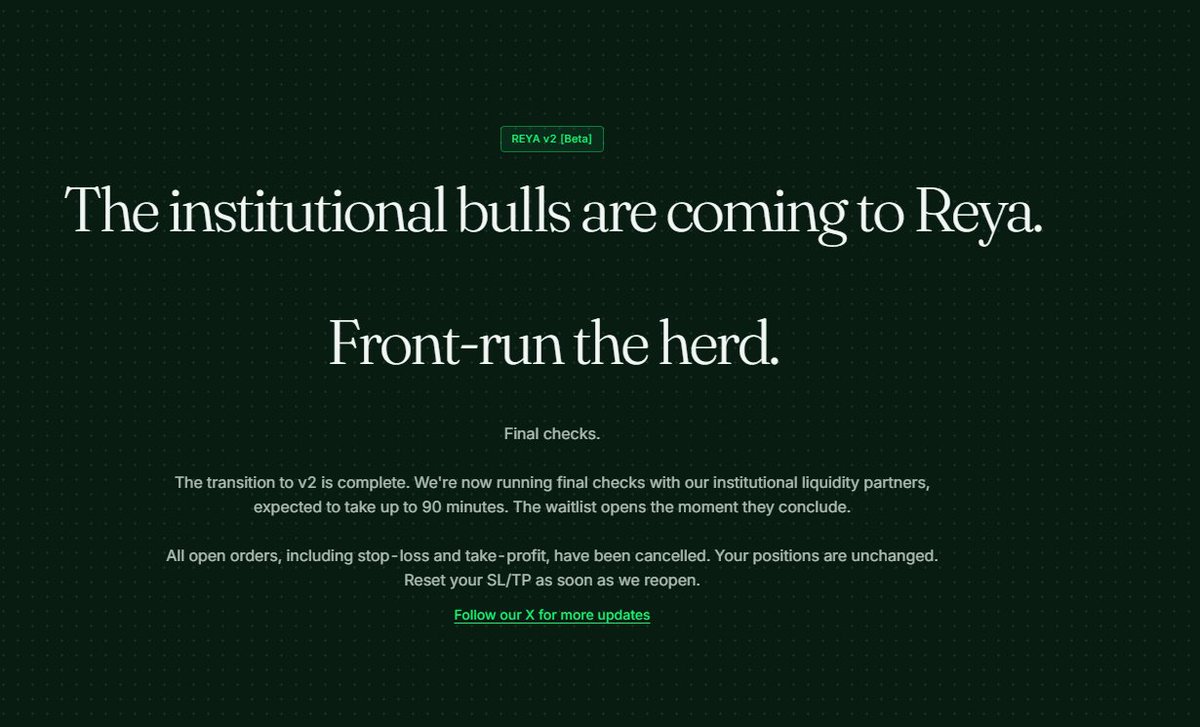 onchain_JK's tweet photo. game on

@reya_xyz enters the perp dex arena

hope them good luck with the launch

@gotRekt1337 @0xSimonJones @Maho1284979 https://t.co/eU1pEgVuS9