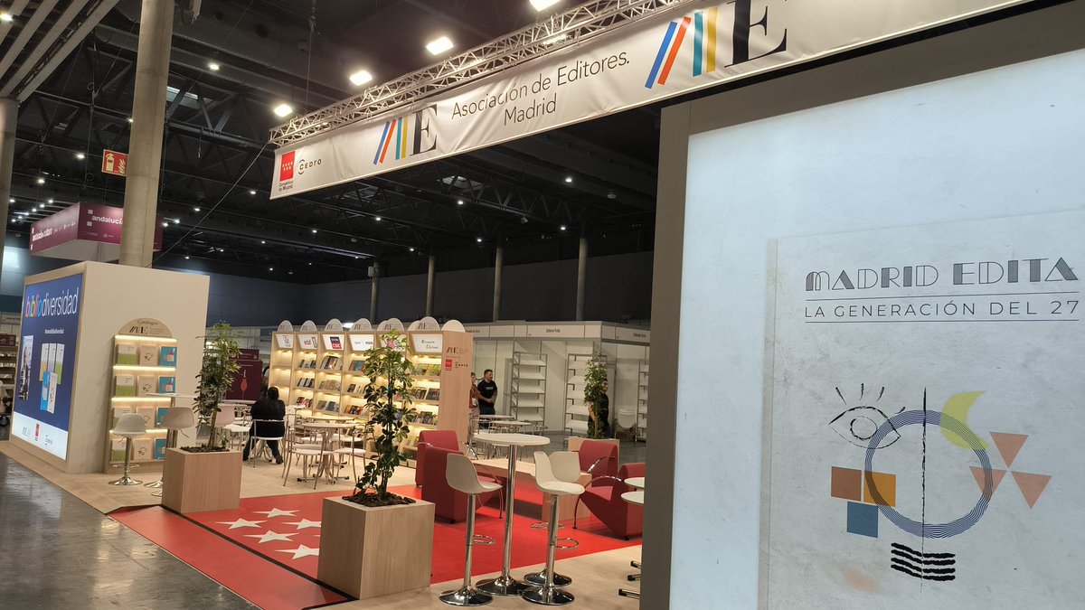 EditoresMadrid's tweet photo. Comienza la cuenta atrás…. este año estaremos presentes en @FeriaLiber con la participación de 47 editoriales agremiadas.
Nos encontraréis en el STAND D146.
¡Buena Feria a todos!
https://t.co/KfbA3gOkMA
#Liber https://t.co/nwgqyEa7Yn