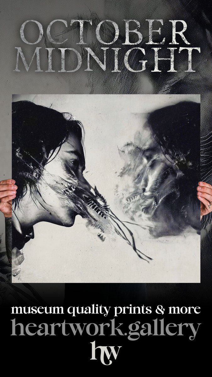 HRTWRKGallery's tweet photo. October Midnight "We Are The Same And We Are Not The Same" Giclee Print
https://t.co/DO2sWOmOy8 

October Midnight is a BC-based visual artist working with photography and digital collage. His dark, glitchy work explores beauty, pain, healing, and what lies beneath. https://t.co/njDauvYf2T