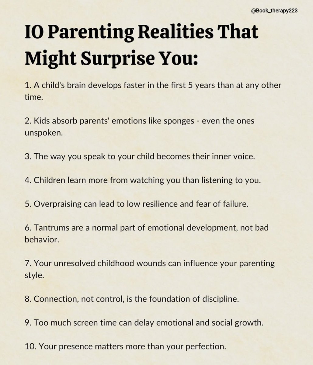 Book_therapy223's tweet photo. 10 Parenting Realities That Might Surprise You: https://t.co/iprkuhxXXK