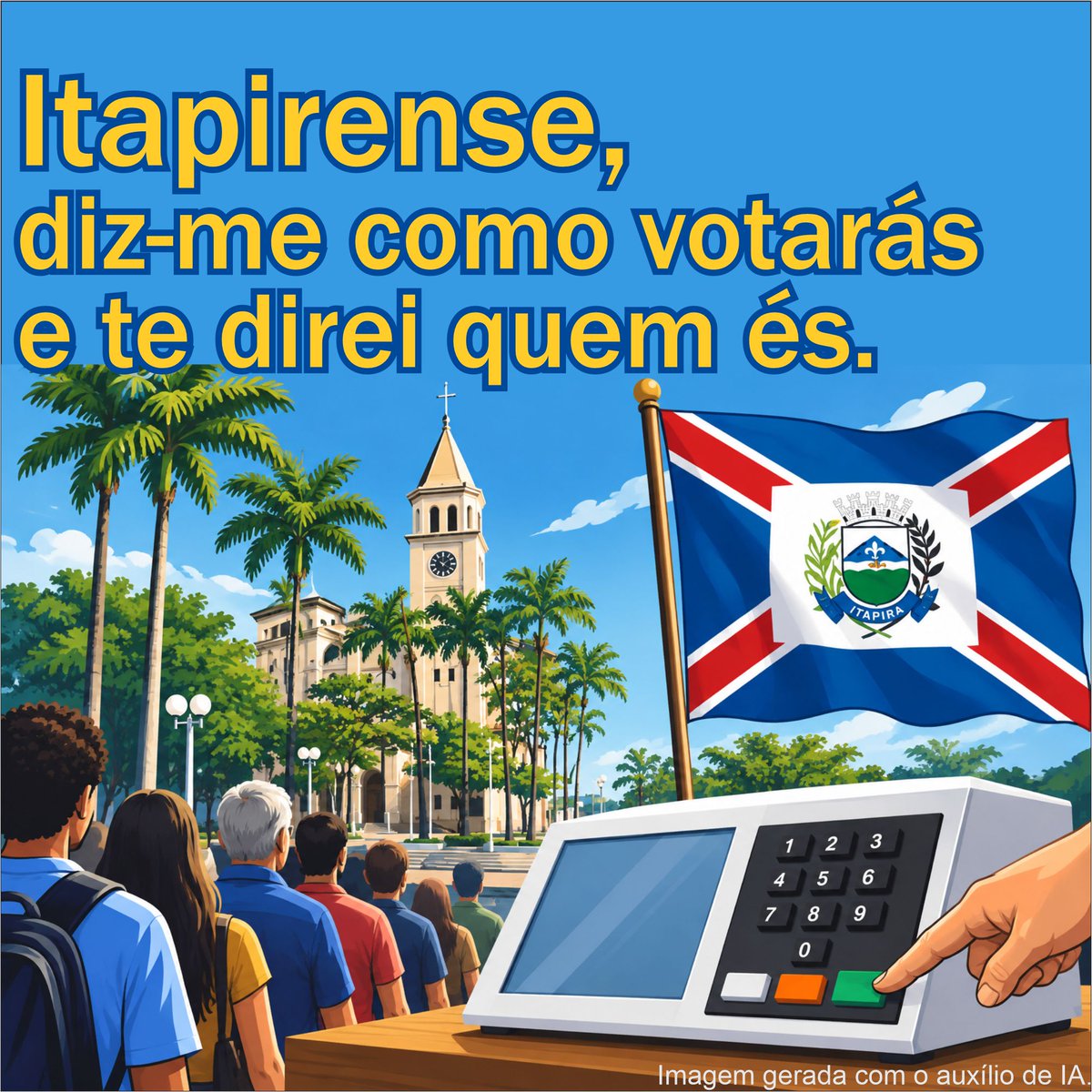 ninomarcati's tweet photo. O voto não é apenas um número na urna. Ele revela prioridades, convicções e o grau de responsabilidade que assumimos pelo futuro da cidade.

De nossas escolhas sairão os representantes dos próximos quatro anos. E depois, não adianta reclamar.

👉https://t.co/KVewAEWvIx https://t.co/dRGtuMCMBe