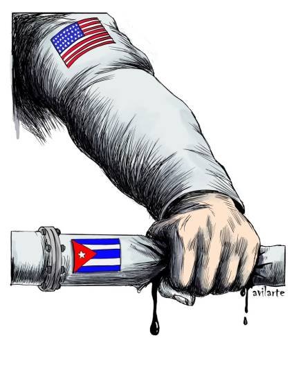 GladysArtemisa's tweet photo. El gobierno de los EE.UU es totalmente responsable  de la terrible situación humanitaria en #Cuba ,sometida a presiones sin precedentes aplicando restricciones comerciales. 
 🇨🇺#CubaNoEsUnaAmenaza https://t.co/DJz2qEucZY