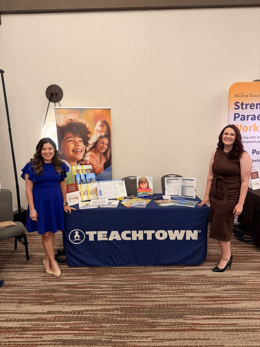 TeachTown's tweet photo. We’re excited to be at NASDSE! 🎉 Stop by to meet our team.

📍 TeachTown — Booth #19
🤝 Come say hello and see what’s new!
📚 Let’s talk about making meaningful progress possible for every learner. https://t.co/haGuXqSj4G