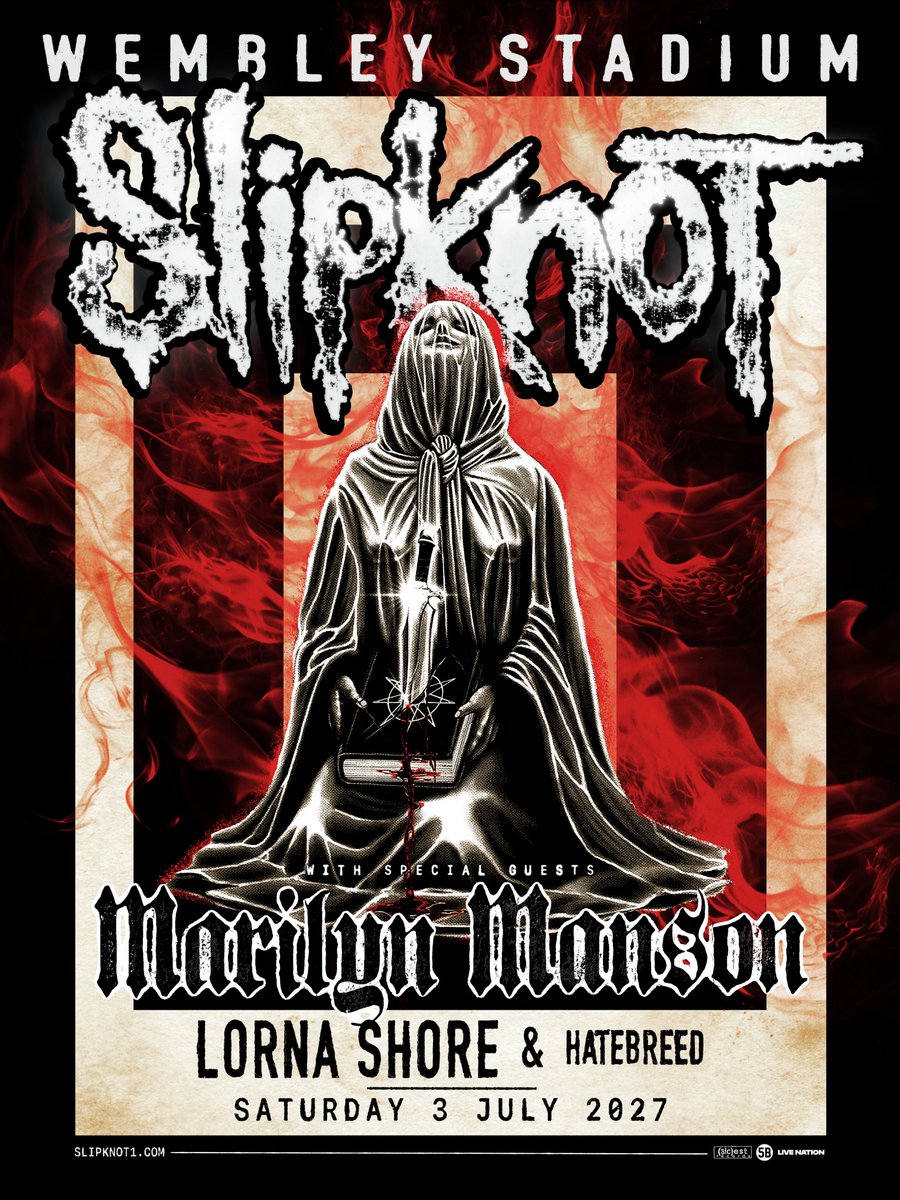 LornaShore's tweet photo. Hitting the road with @slipknot for the (sic)est Stadium Tour! 🔥 Tix on sale this Friday October 2 @ 10am local.

UK:
July 3 - London, UK @wembleystadium

US:
July 28 - Hershey, PA @hersheyparkstadium

July 31 - Boston, MA @fenwaypark https://t.co/pztguPPHbb