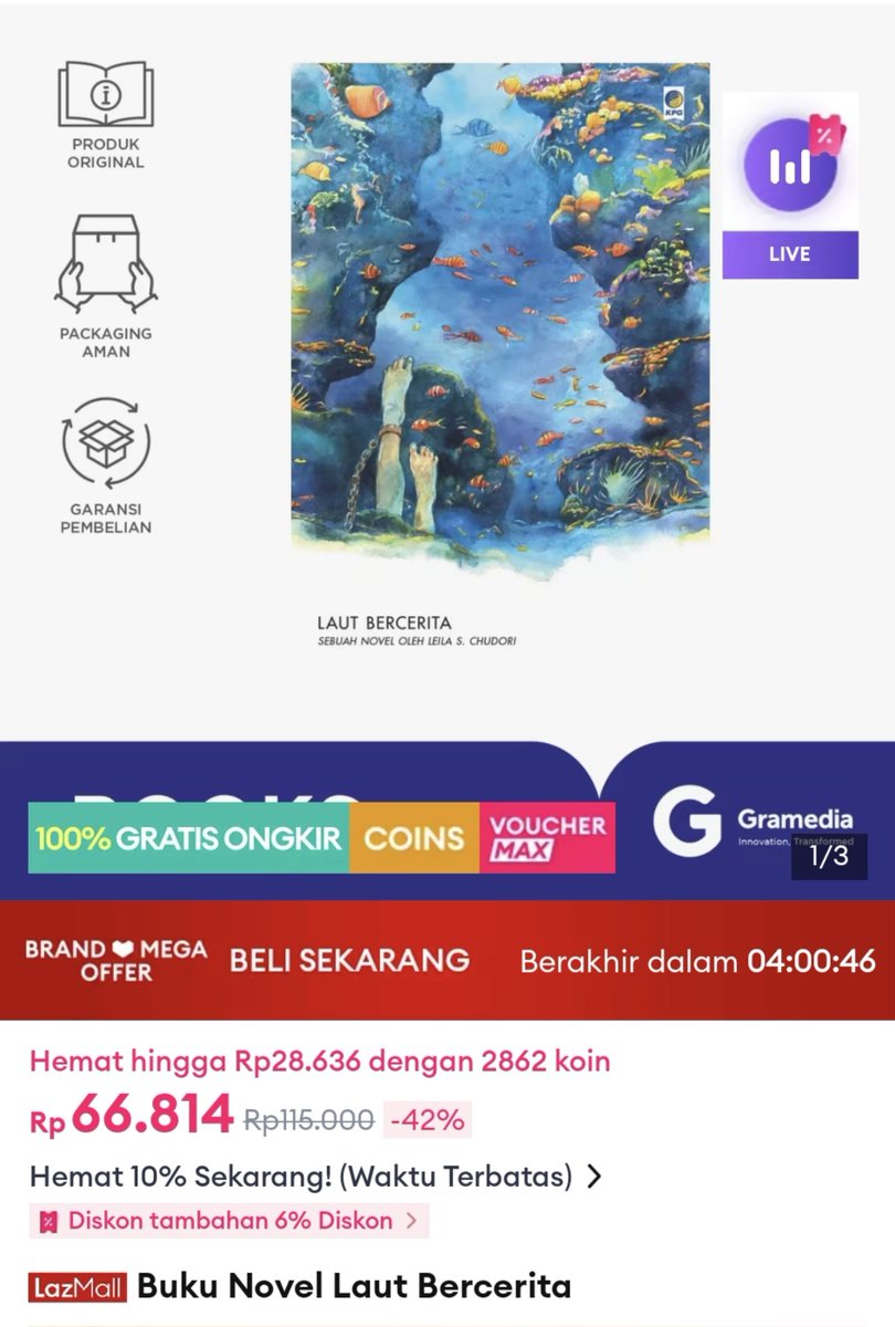 cheesepoundcake's tweet photo. Wts new original book | jasa co Lazada

Fee 5k/item lgsg kirim ke alamat cust

Holy Mother 
The Poppy War
Laut Bercerita
Devotion of Suspect X

Bisa tanya2 kontak yg ada di bio ya💕 https://t.co/dNj4UCyasH