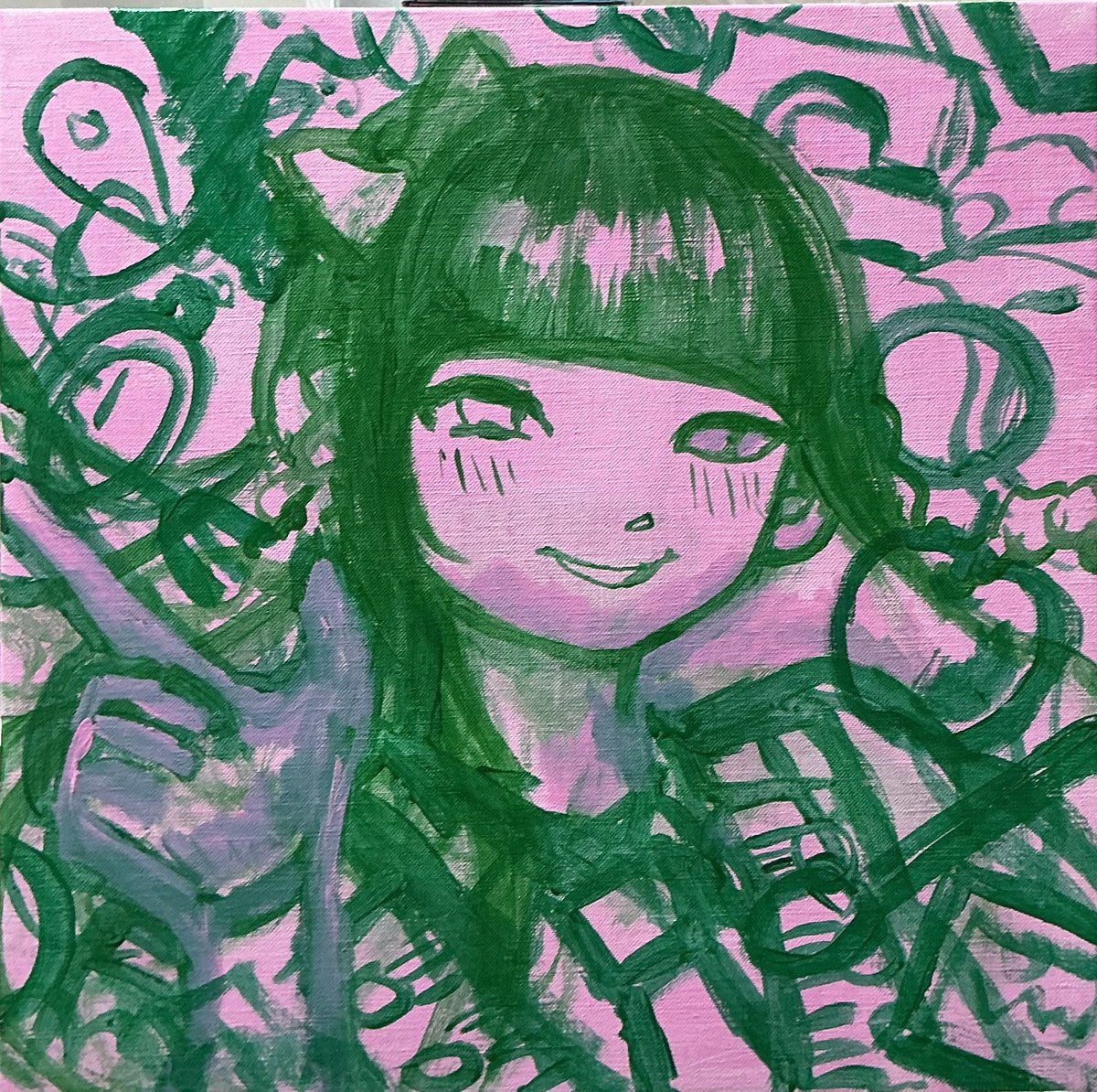 tenka_nanakoro's tweet photo. 東名阪Zeppツアー頑張るぞ配信ありがとうございました❕♡🍏

今日はしいなの線描きと軽い色塗りをしたよ♡長時間見守ってくれてありがとね！まだまだ始まったばかり頑張るぞっ！
#絶対成功ナナコロ https://t.co/O2Y4pXL4Pl