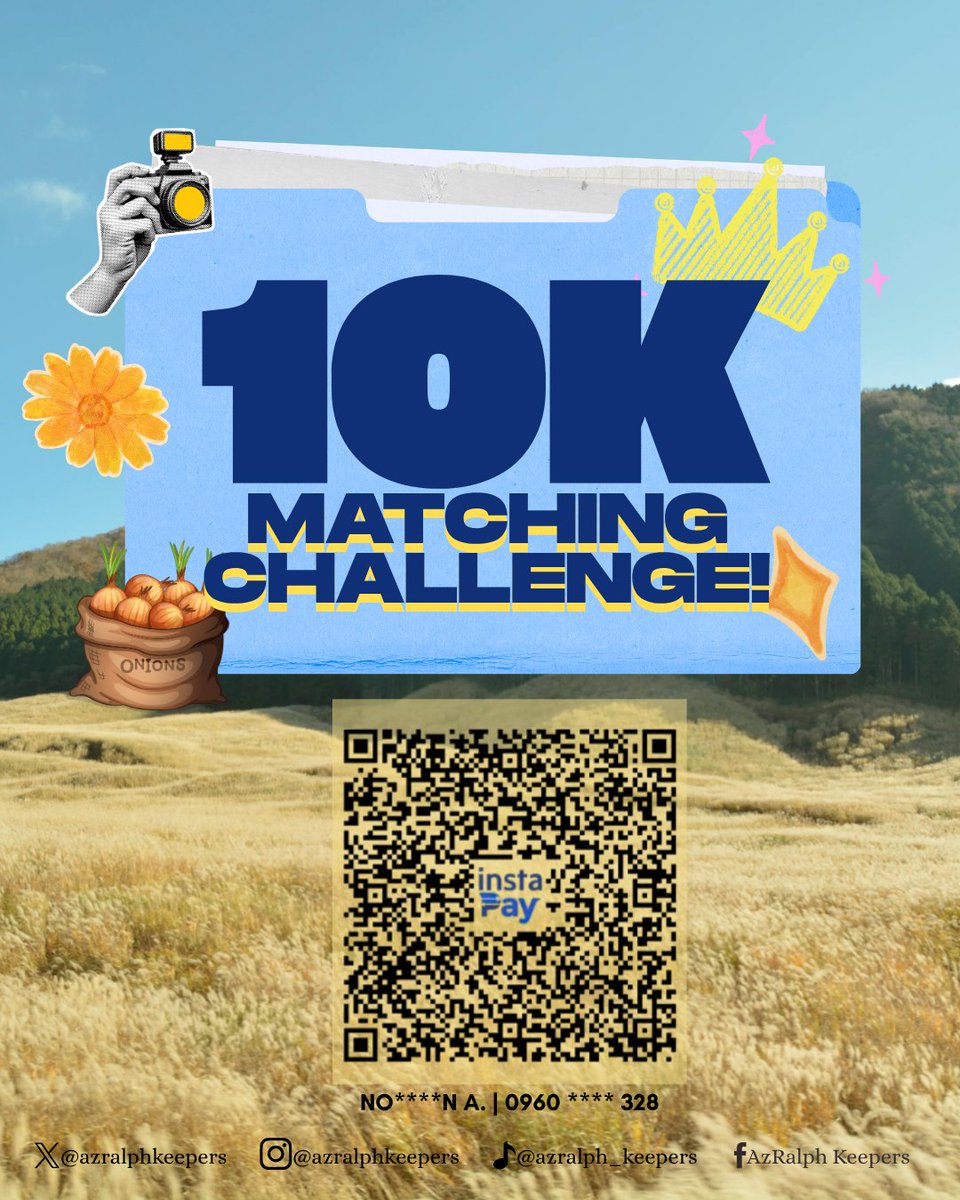 azralphkeepers's tweet photo. 💙 A LITTLE SUPPORT CAN GO A LONG WAY! 💛

Someone generously pledged ₱10,000, and we can turn it into ₱20,000 with your help. The pledge is until Friday only so every donation counts.

Any amount is greatly appreciated big or small, your support will help us reach our goal. The funds raised will be used for our upcoming projects and future activities. 💙💛

If you’re willing to help, we would truly appreciate your support. Let’s reach ₱20K together! ✨

₱10K PLEDGED → ₱20K GOAL
⏰ 
#TheWayBackToYou #AzRalph #TrisLia