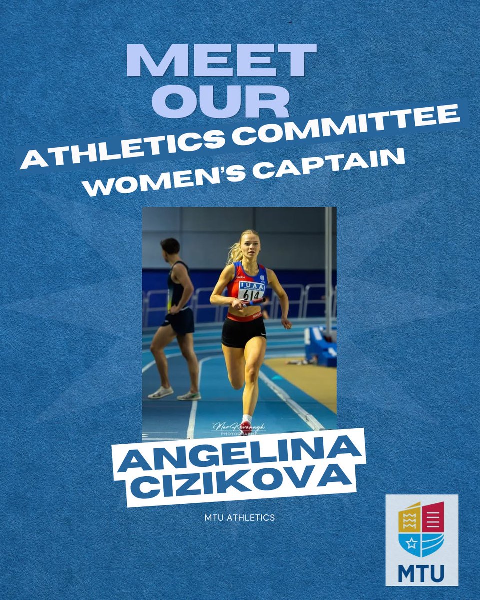 Athletics_MTU's tweet photo. ✨GET TO KNOW OUR COMMITEE✨

Get to know Angelina, our women’s team captain for this season!!! https://t.co/61s2b3XmbO